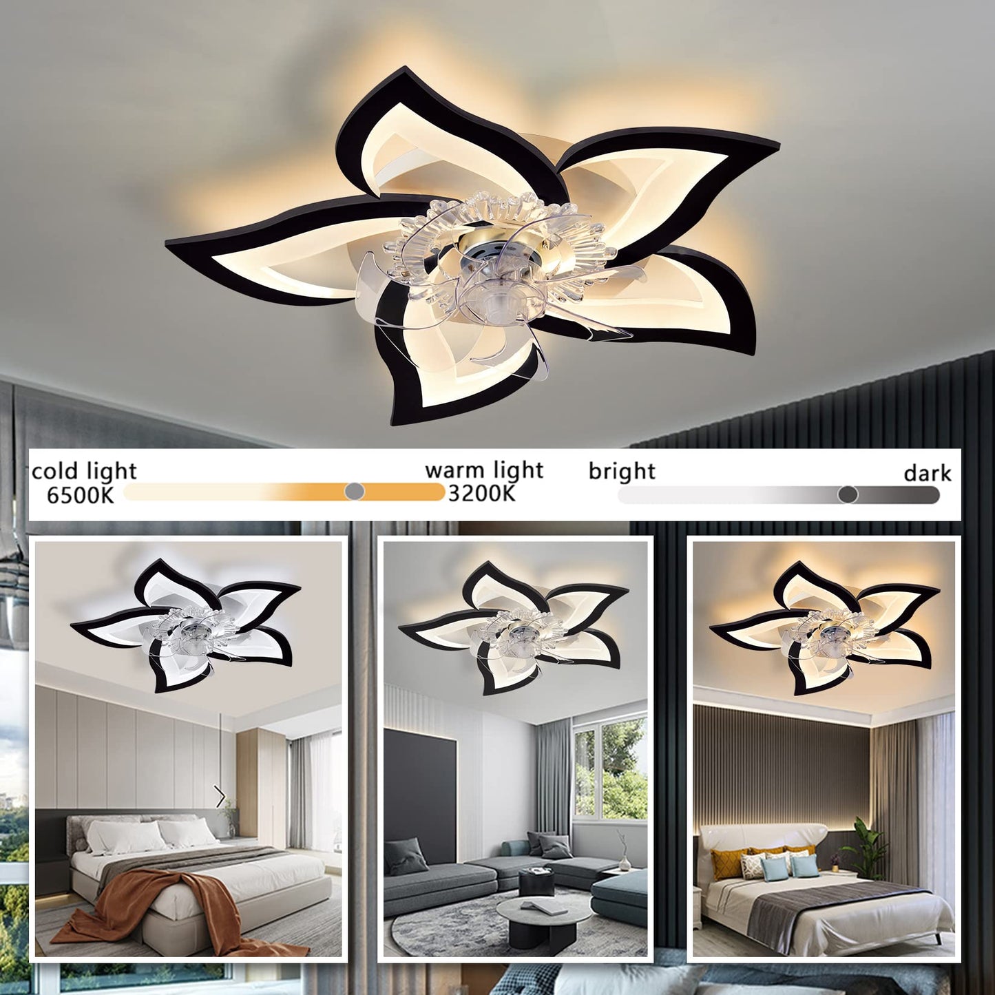 Ceiling Fan Light – Dimmable