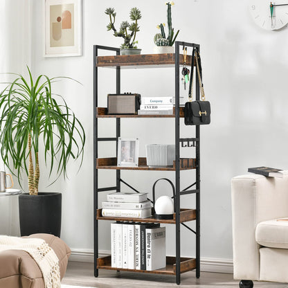 HCHQHS 6-Tier Bookcase