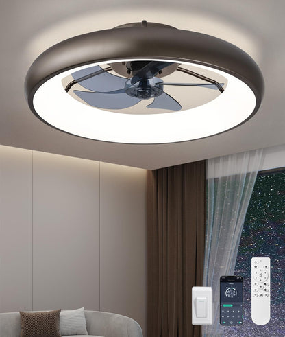 20" Black Ceiling Fan Light