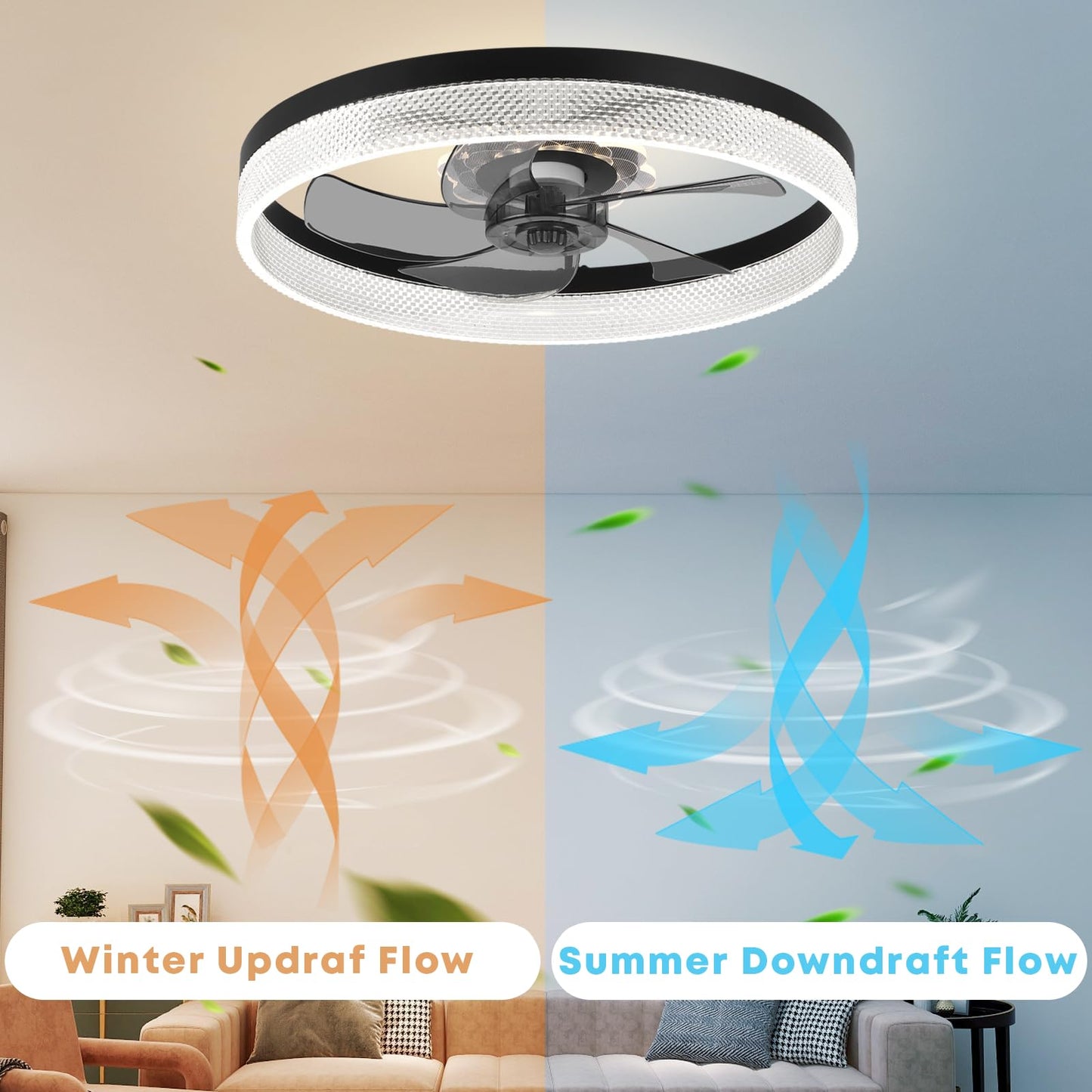 20" Ceiling Fan with Light