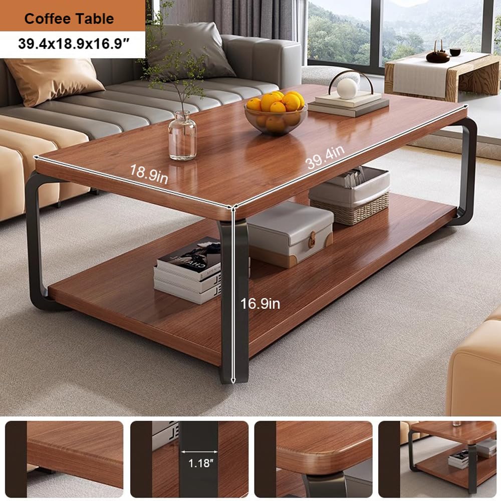 Industrial Coffee Table 39.4"