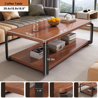 Industrial Coffee Table 39.4"