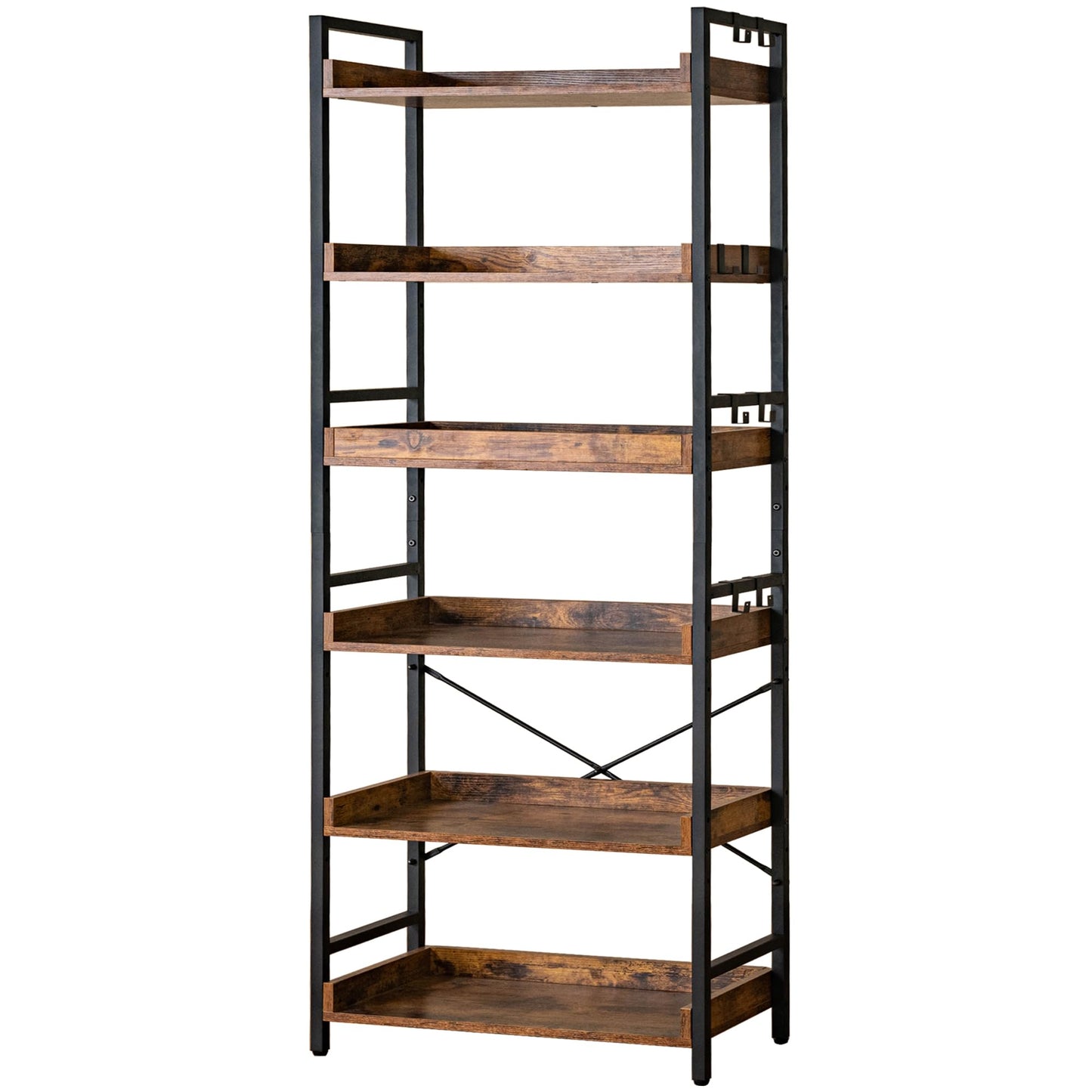 HCHQHS 6-Tier Bookcase