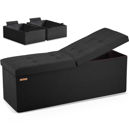 HAUSFRAU 31.5" Storage Ottoman Bench