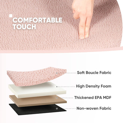 FSOBEIIALEO 43.3" Sherpa Storage Ottoman Bench