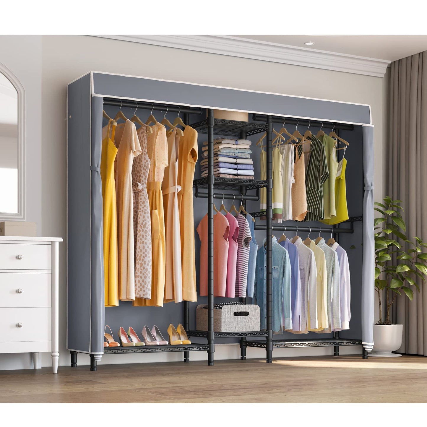 VIPEK 5-Tier Heavy Duty Garment Rack