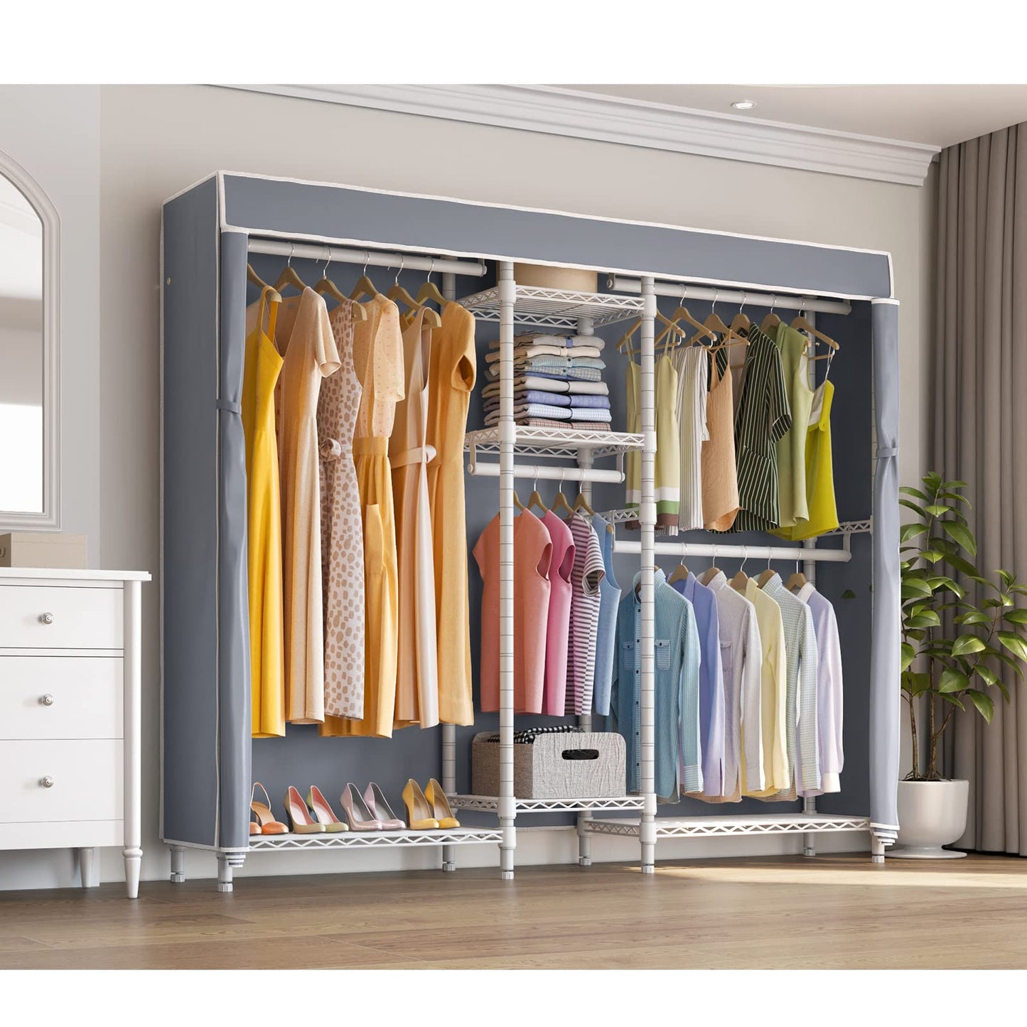VIPEK 5-Tier Heavy Duty Garment Rack