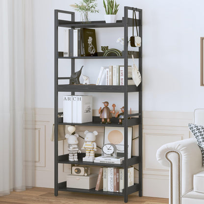 HCHQHS 6-Tier Bookcase