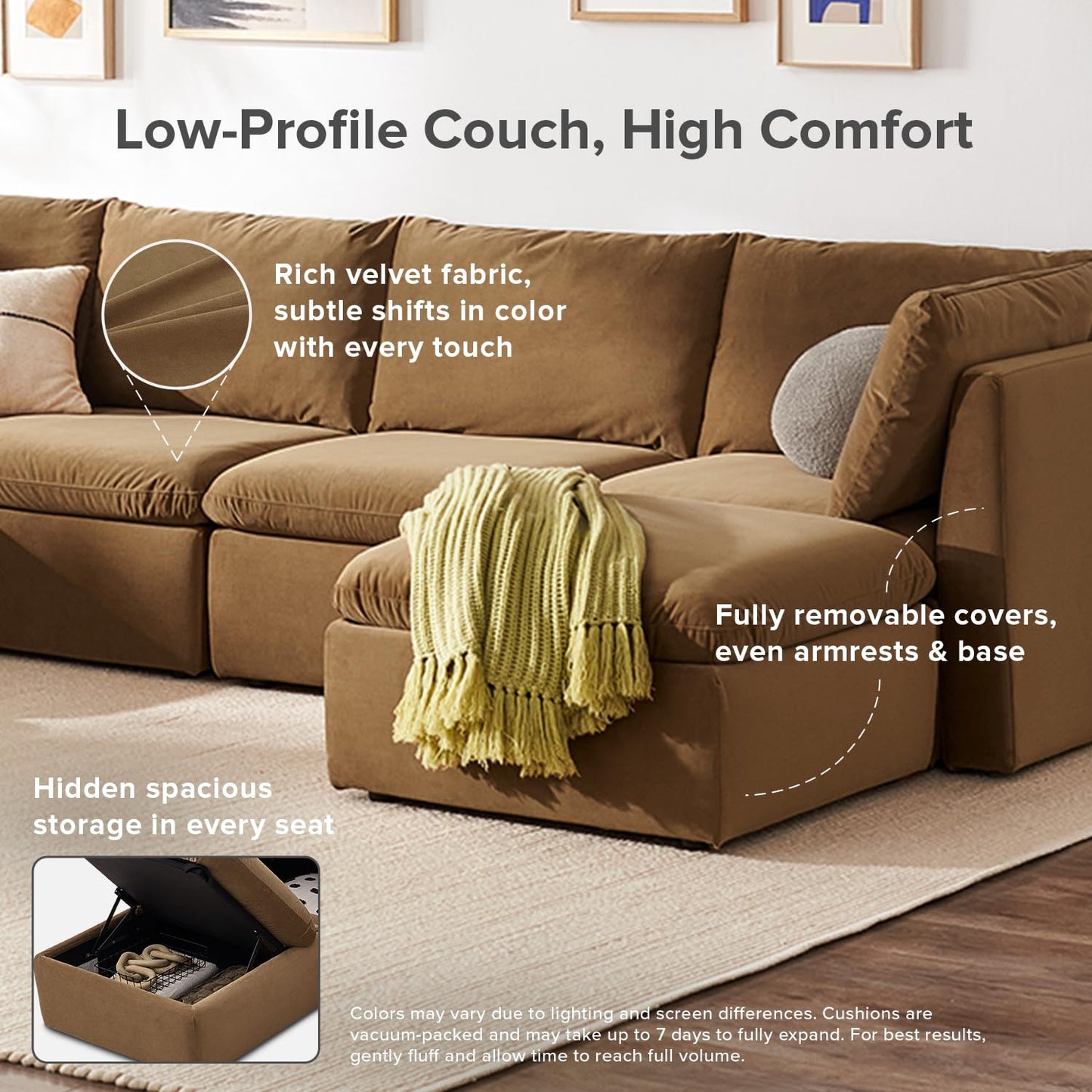 Mopio 6-Seater Modular Sofa Bed