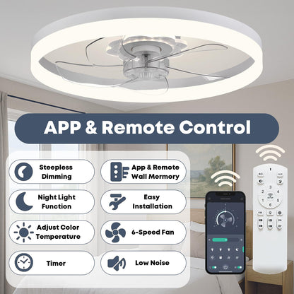 20" Ceiling Fan with Light