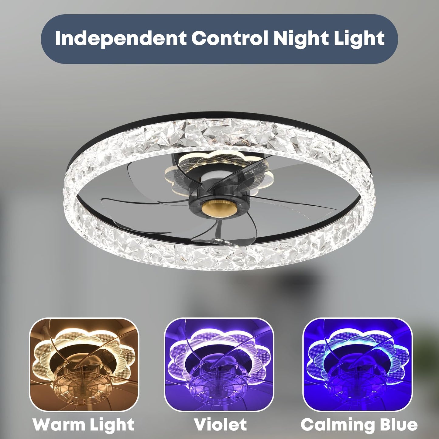 20" Ceiling Fan with Light