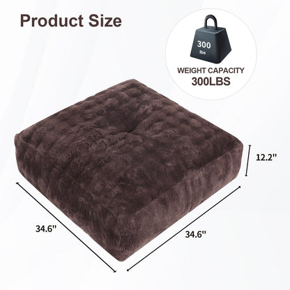 Comfy Floor Sofa Bean Bag Chair – Brown