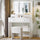 Haewon Vanity Desk Set with Mirror & LED Lights