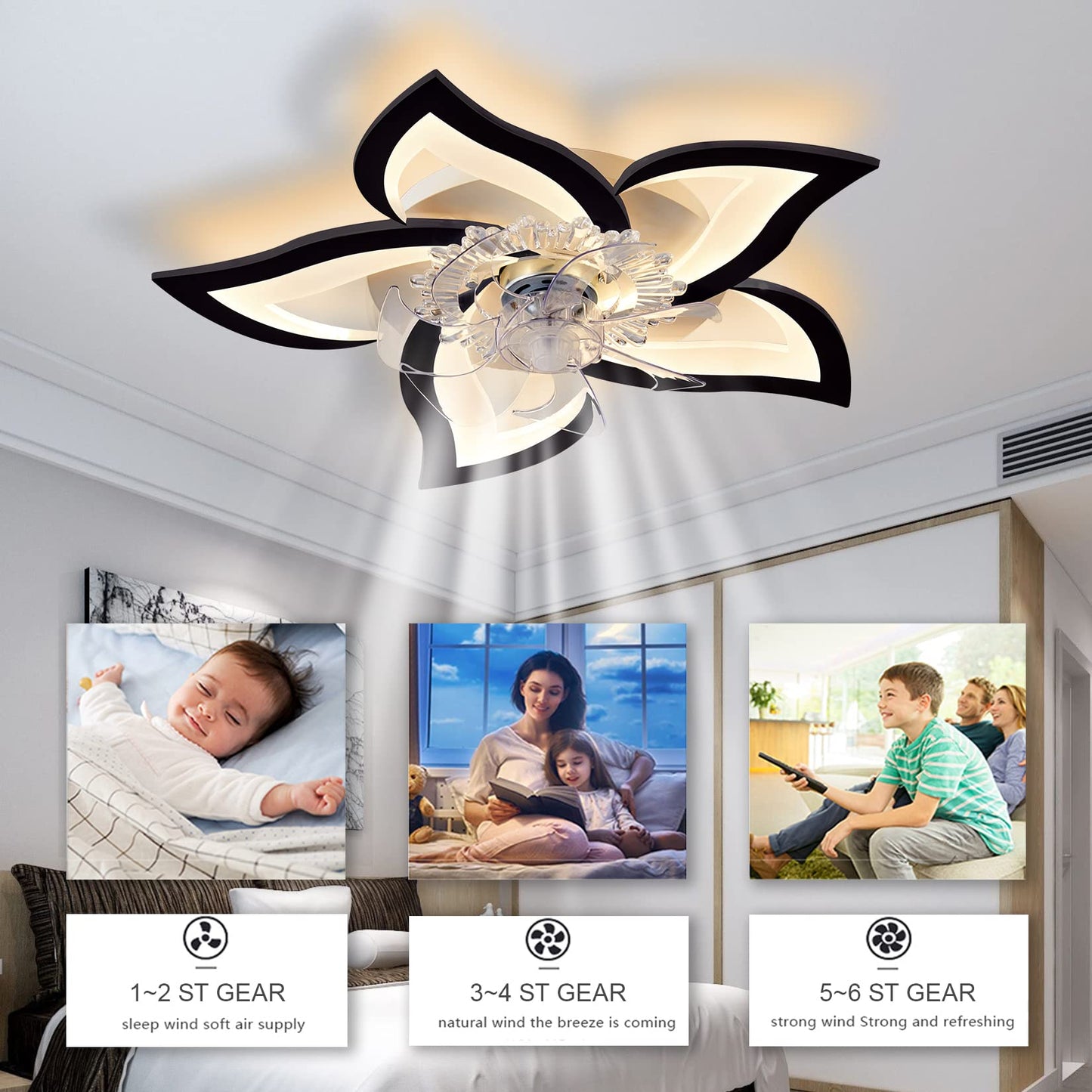 Ceiling Fan Light – Dimmable