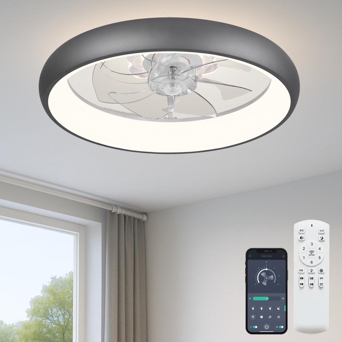 20" Ceiling Fan with Light