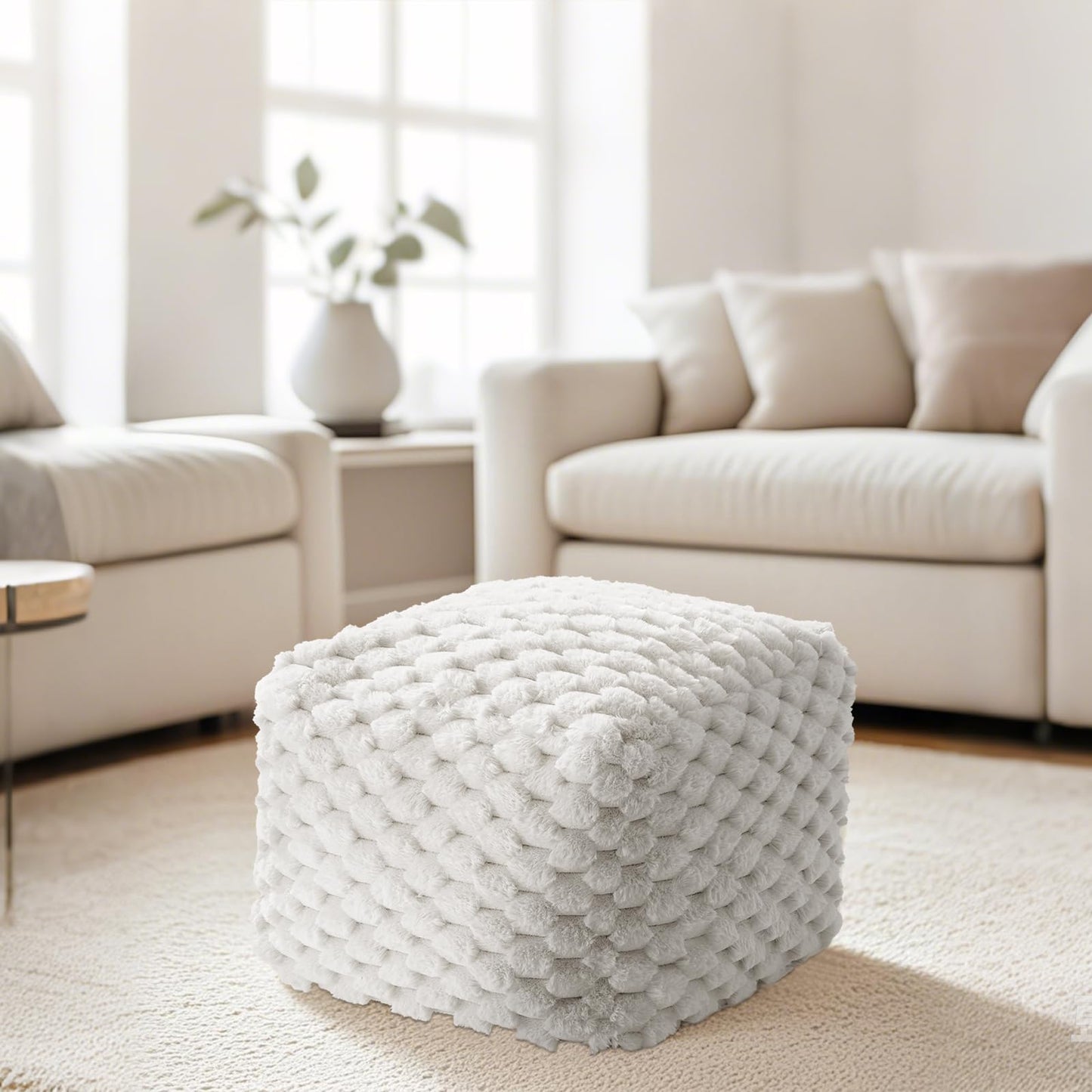 Giant Bean Bag Sofa with Ottoman