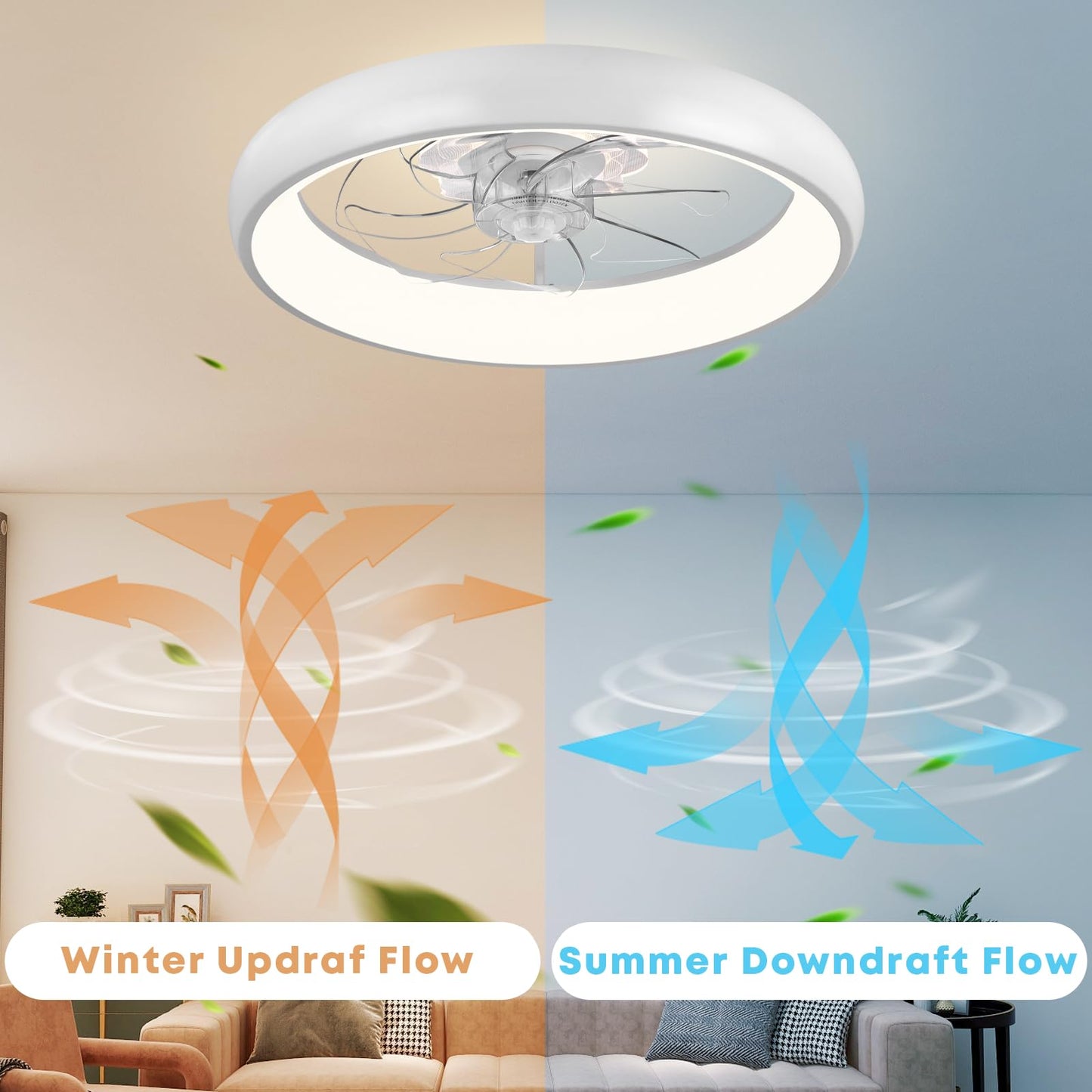 20" Ceiling Fan with Light