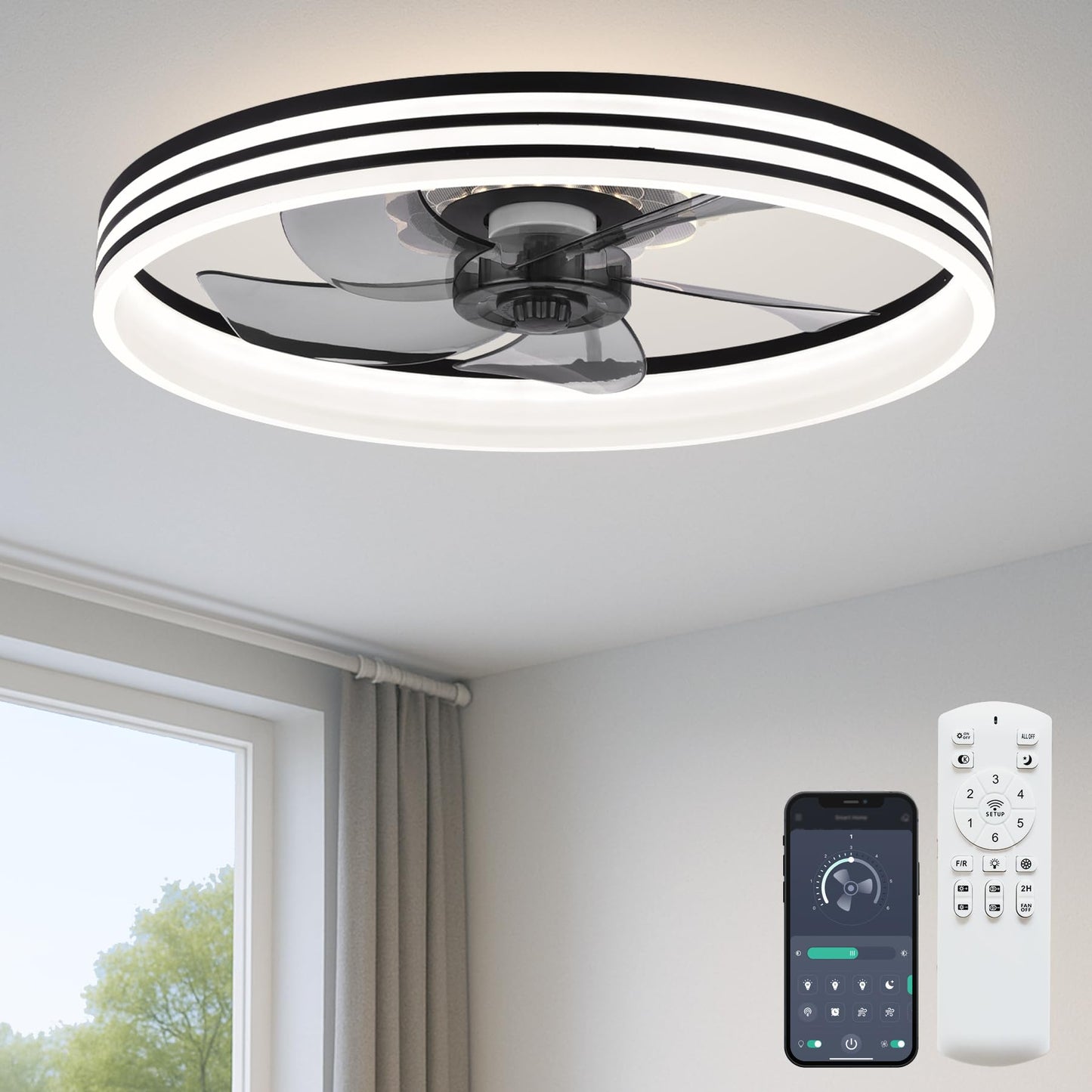 20" Ceiling Fan with Light