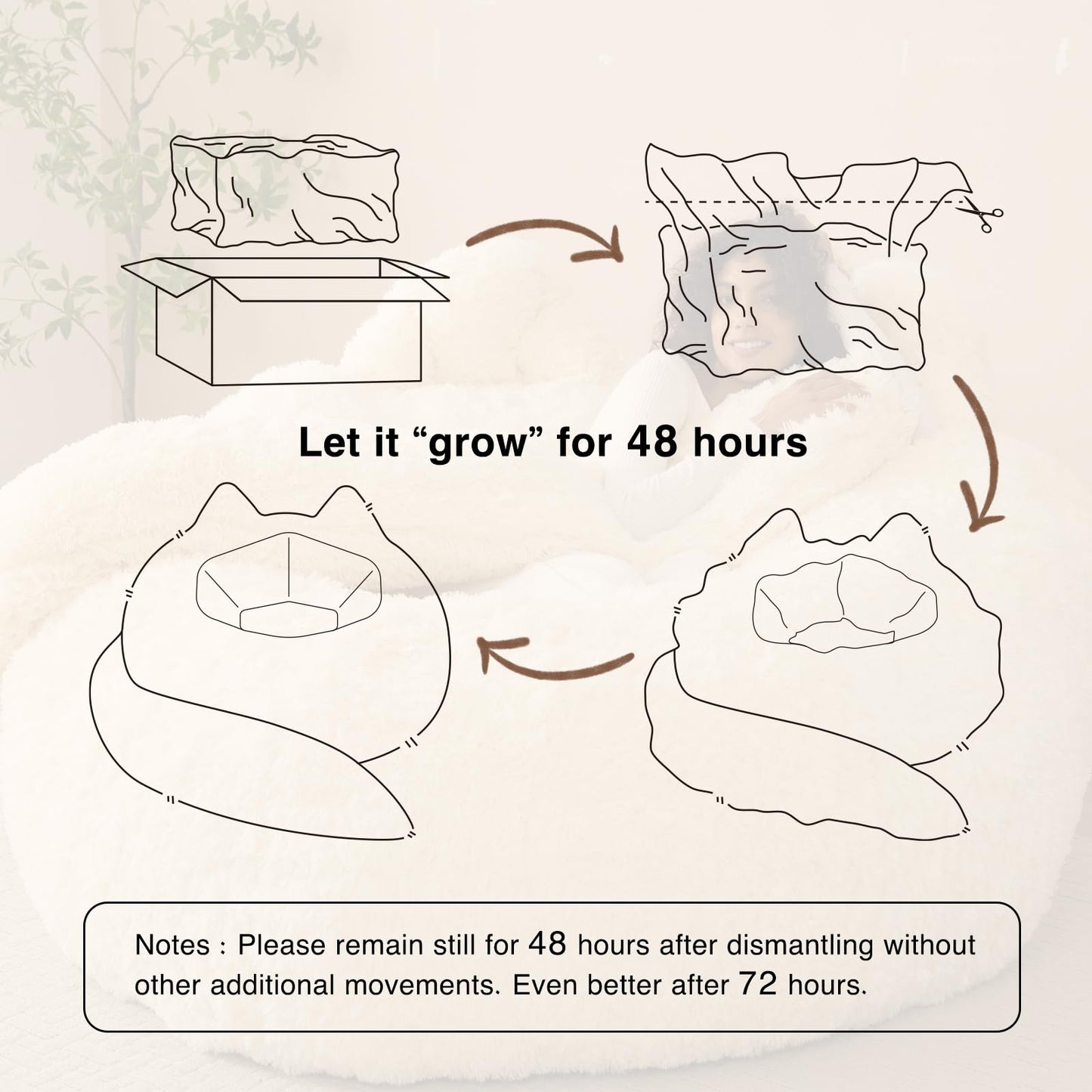 Horimote Totoro Bean Bag 5.2Ft