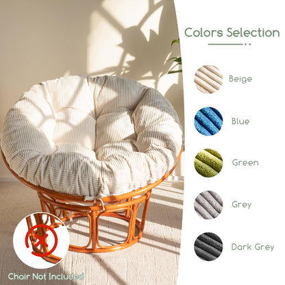 Papasan Chair Cushion 48" Green