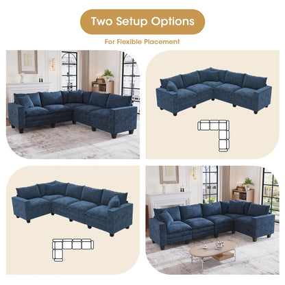 97" 5-Seater Modular Sofa – Beige