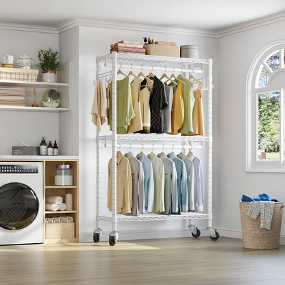 VIPEK R2 Rolling Clothes Rack with Wheels