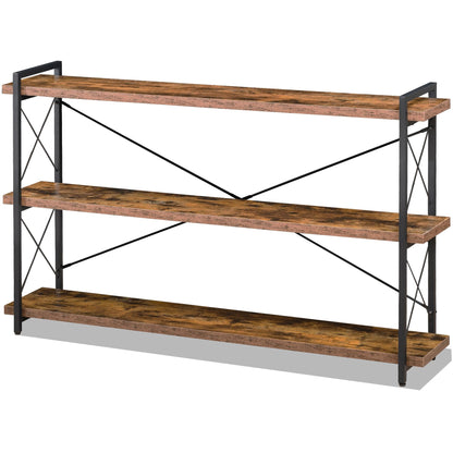 HCHQHS 4-Tier Industrial Bookshelf