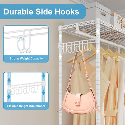 VIPEK R2 Rolling Clothes Rack with Wheels