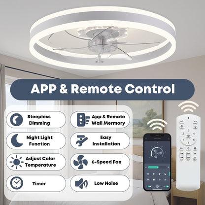 20" Ceiling Fan with Light