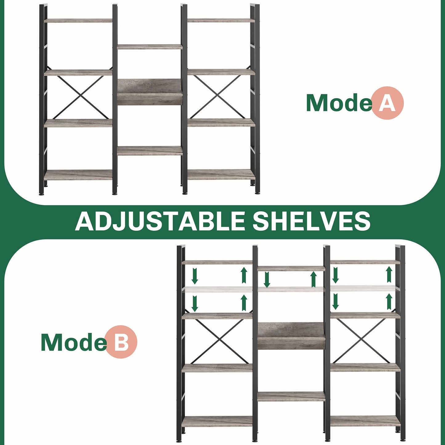 Shintenchi 5-Tier Bookshelf