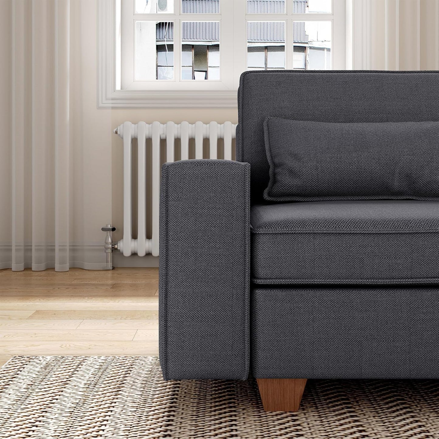 Modular Sofa with Storage – Grey