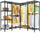Heavy Duty Large Garment Rack with Shelves & Rods