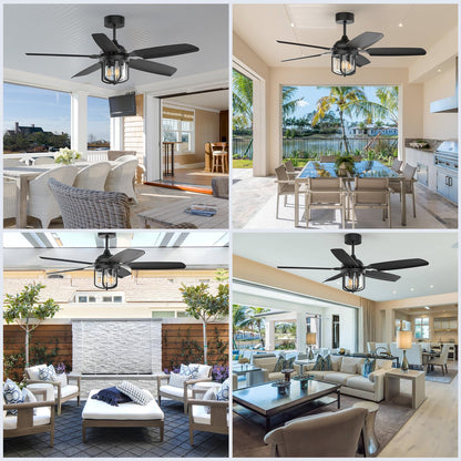 72" LED Ceiling Fan