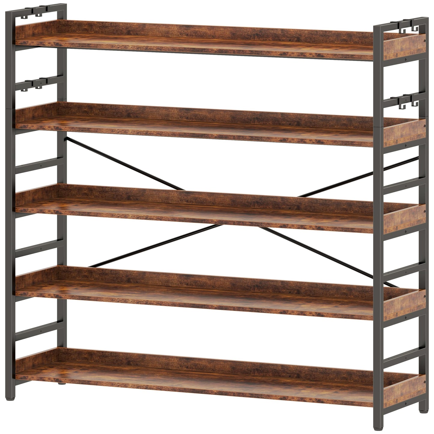 HCHQHS 6-Tier Bookcase