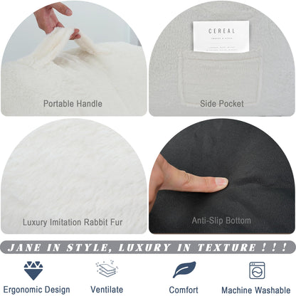 Large Bean Bag Chair with Pillow