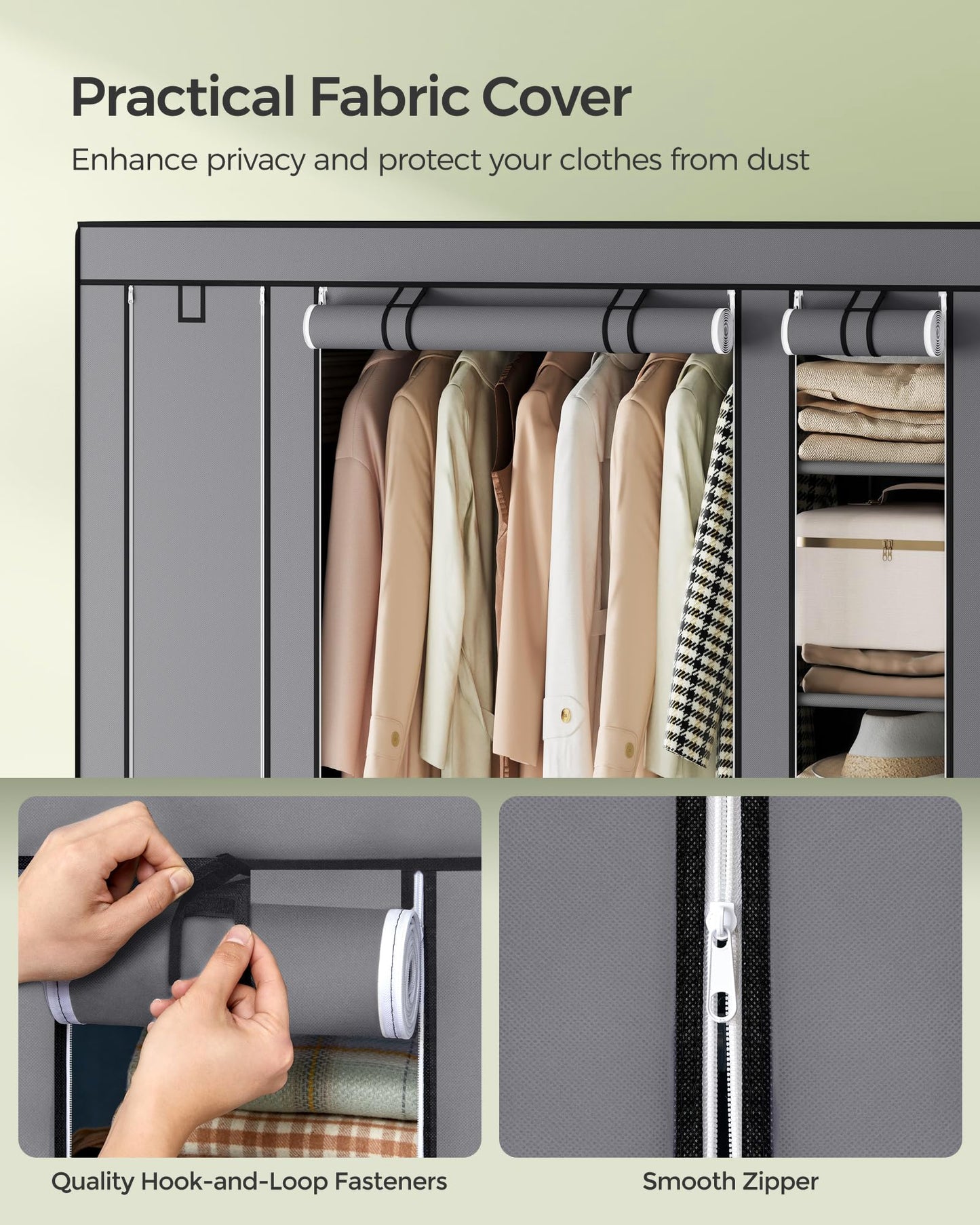 SONGMICS Portable Closet Wardrobe