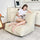Beige Memory Foam Bean Bag Chair
