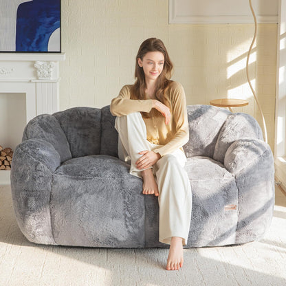 MAXYOYO Floral Bean Bag Chair – Beige