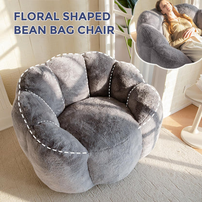 MAXYOYO Floral Bean Bag Chair – Beige