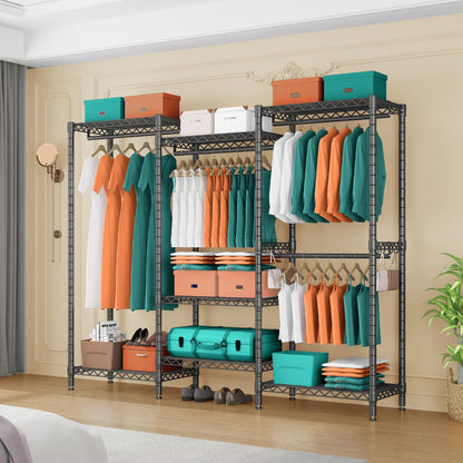 PUNION 7-Tier Portable Garment Rack
