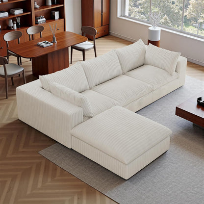 118" Modular Sofa – Black