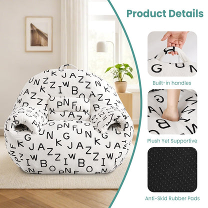 DAICO Bean Bag Chair White