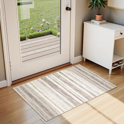 Tortania 9x12 Rug – Boho Cream Brown