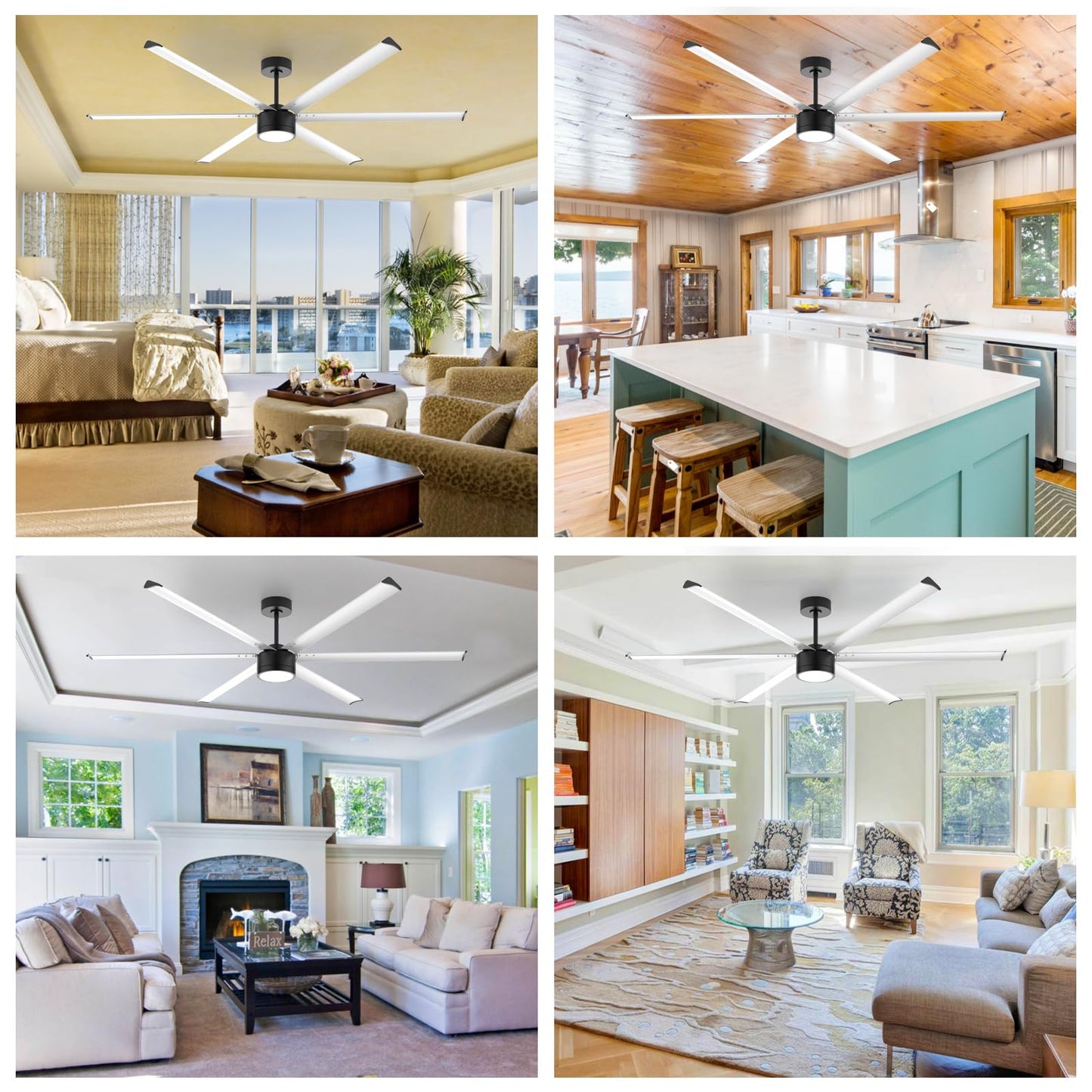 72" LED Ceiling Fan