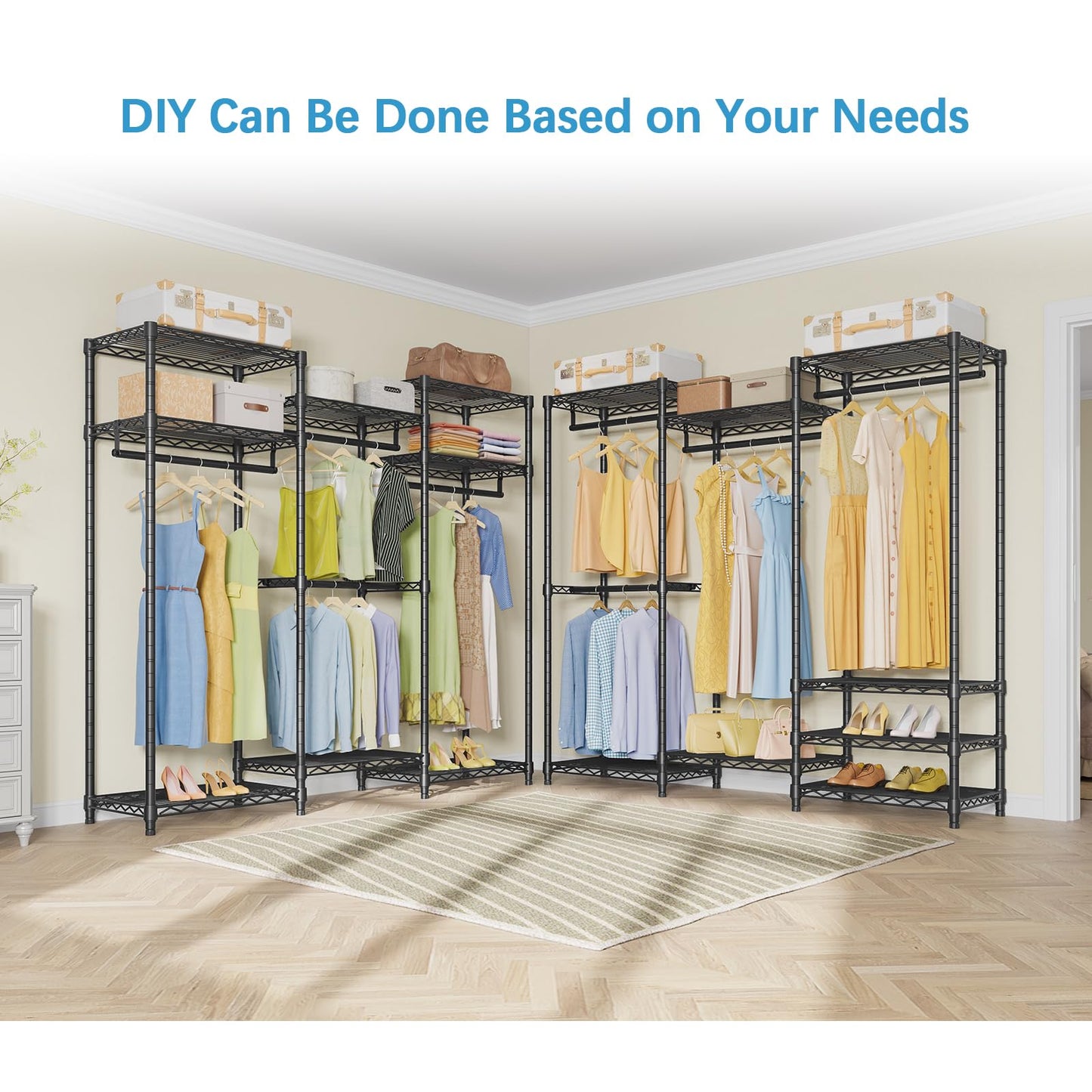 VIPEK V5 Heavy Duty Portable Clothes Rack