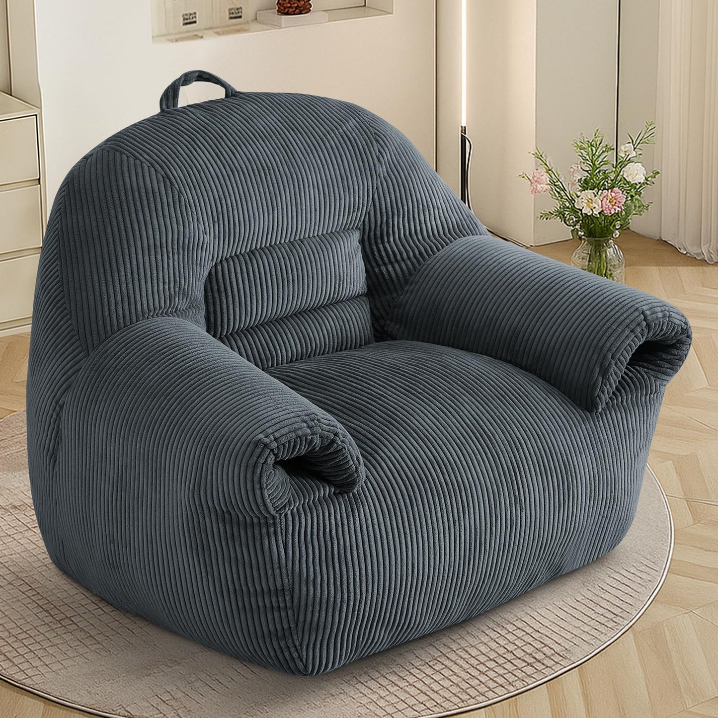 DAICO Bean Bag Chair White