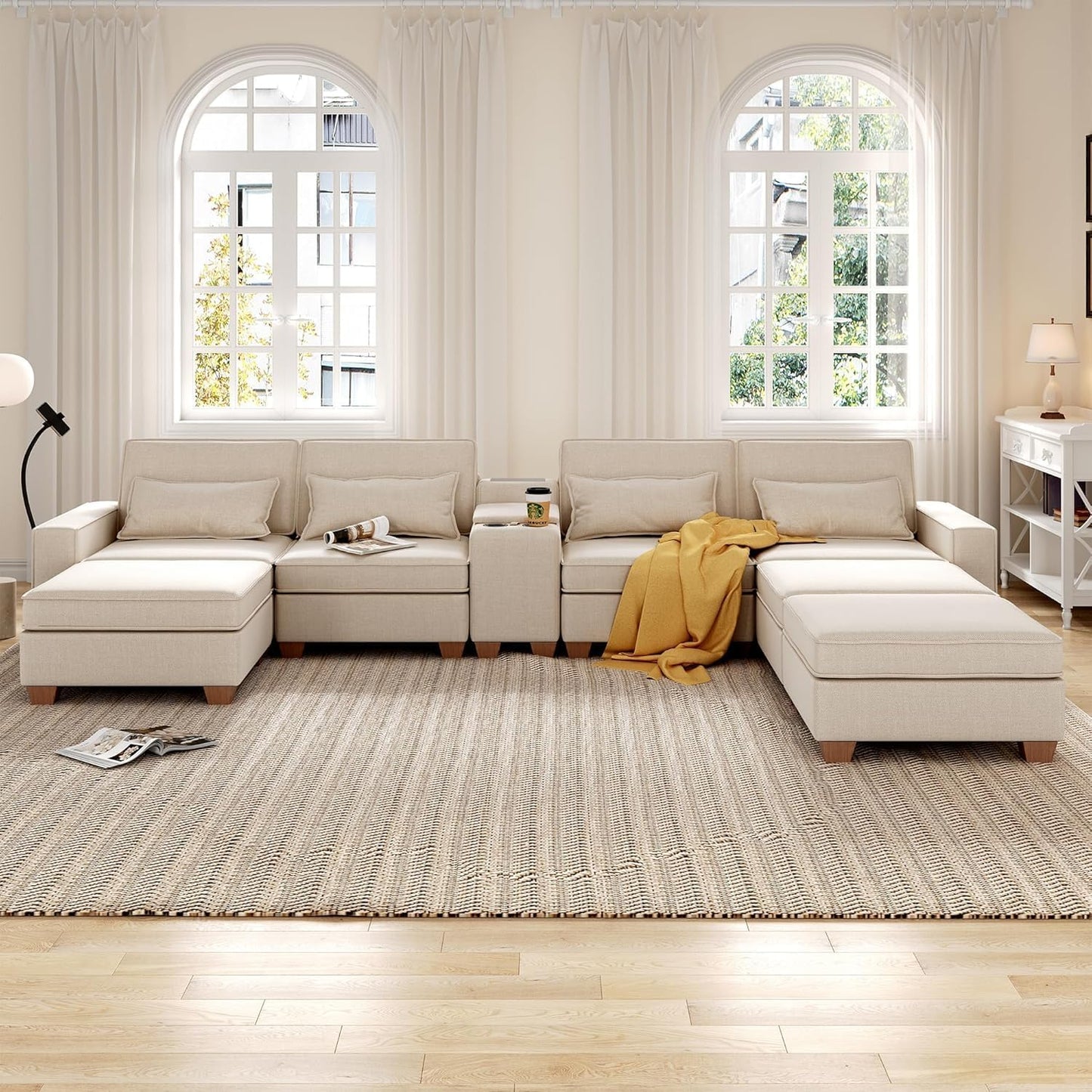 Modular Sofa with Storage – Grey