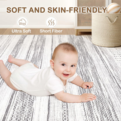 Tortania 9x12 Rug – Boho Cream Brown
