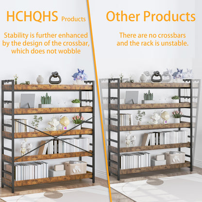 HCHQHS 6-Tier Bookcase
