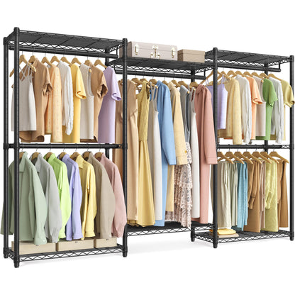 SONGMICS Heavy-Duty Portable Clothes Rack